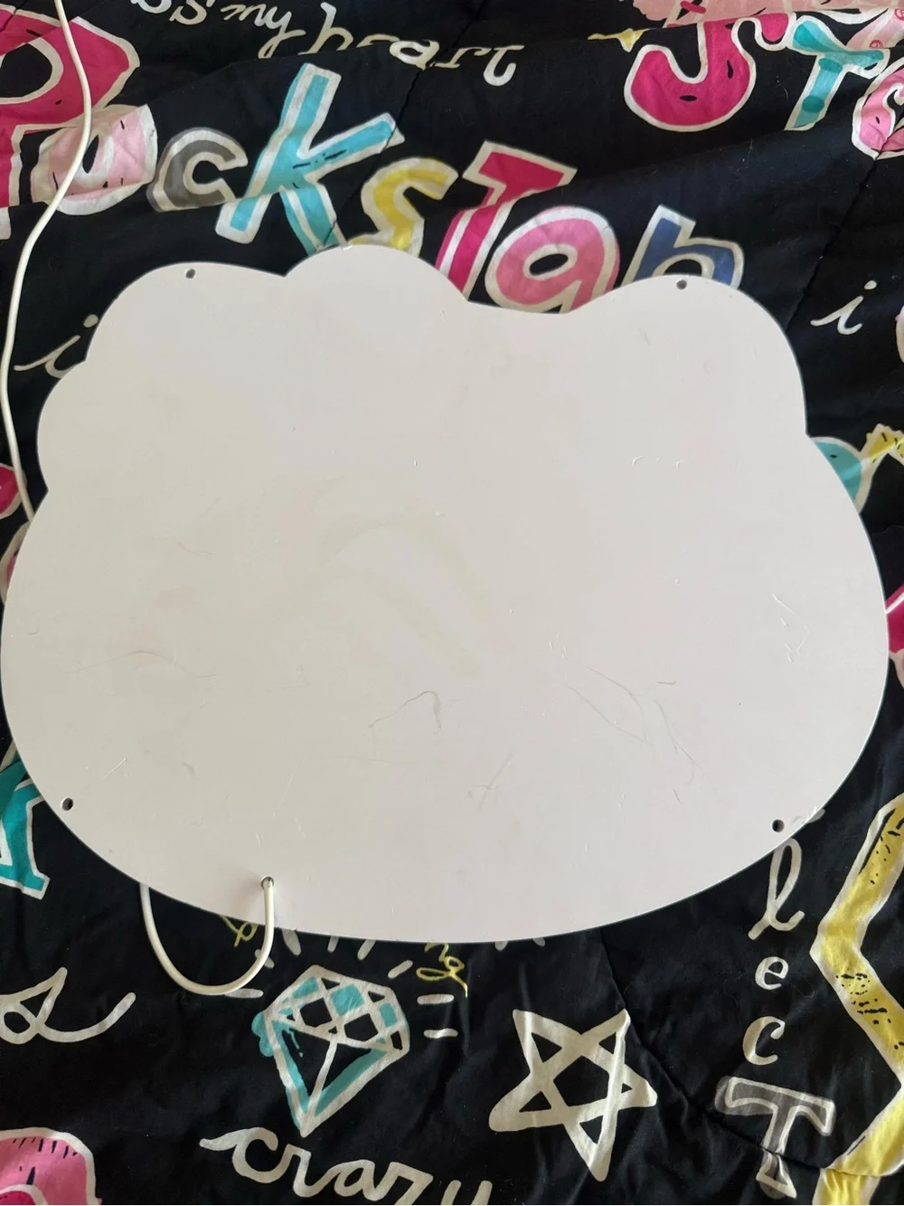 Sanrio Hello Kitty Mirror with Pink Bow Accent
